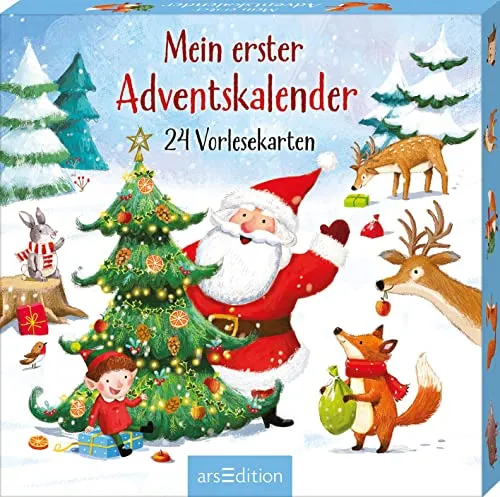 Mein erster Adventskalender: 24 Vorlesekarten von arsEdition