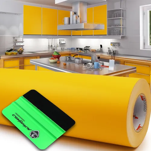 10m Oracal 631 Matt 020 Goldgelb 63cm Plotterfolie + Rakel Möbelfolie