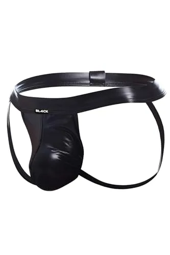 Bl4Ck By Cut4Men Ergonomischer Jockstrap, Schwarz, L von C4M CUT FOR MEN