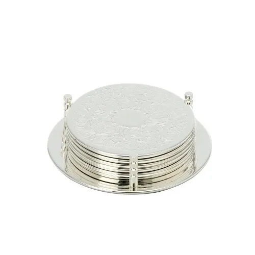 Glasuntersetzer & Bierdeckel Silber von silberäffchen.de