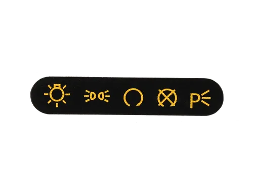 Aufkleber Instrumentenhalterung, Standard Ausführung - für MZ ETZ