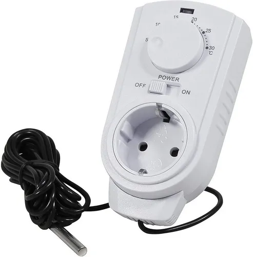 McPower Steckdosen-Thermostat TCU-440 - Praktisches Steckdosen-Thermostat zur Klimaregelung, ideal für präzise Temperaturkontrolle von 5-30°C, energieeffizient und benutzerfreundlich.