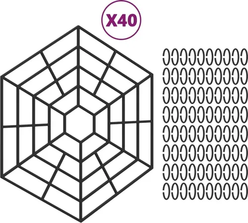 vidaXL Teichgitter Schutznetz für Fischschutz - Gartenteichnetz zum Schutz Ihrer Fische vor Raubtieren. Einfache Montage und individuell anpassbar, kaum sichtbar unter Wasser für ungestörte Teichansichten.