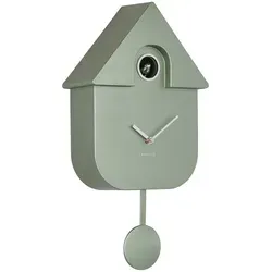 Karlsson Kuckucksuhr Metallic Jungle Green 41cm in grün von Karlsson