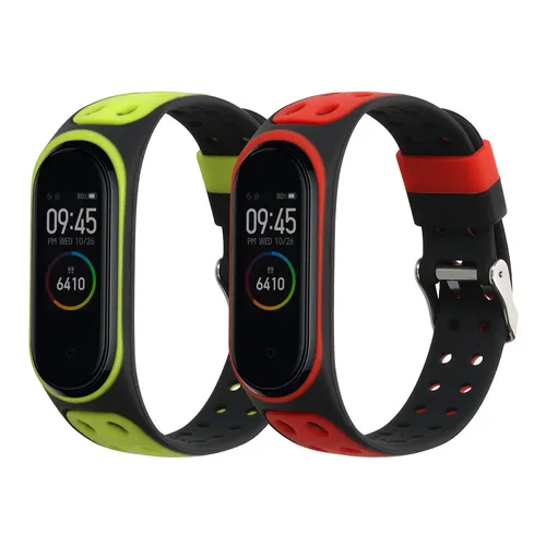 2x Sportarmband für Xiaomi Mi Band 4 Mi Band 3 Fitnesstracker Smartwatch Sport