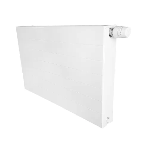 Planheizkörper Typ 33 - Kompakt & Ventilheizkörper 600x1000 - Heizkörper Typ 33 mit Mittelanschluss und 8 Anschlussmöglichkeiten für maximale Flexibilität. Hohe Energieeffizienz mit 100 W/m² Heizleistung – ideal für komfortable Wärme.