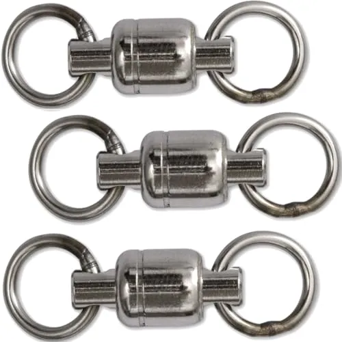 25mm X-Strong Ball Bearing Swivel 5 Black Nickel 3Stück