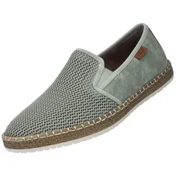 Rieker Herren Halbschuhe B5265 - Slipper & Mokassins für Herren mit weicher Decksohle und luftigen Materialien in angesagter Mesh- und Bastoptik, ideal für warme Tage.