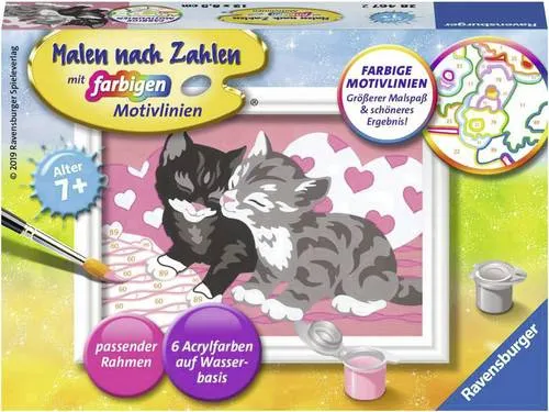 Malen nach Zahlen - Kuschelkatzen