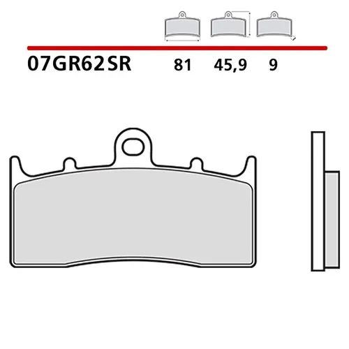 Brembo Bremsbelagsatz XTRA