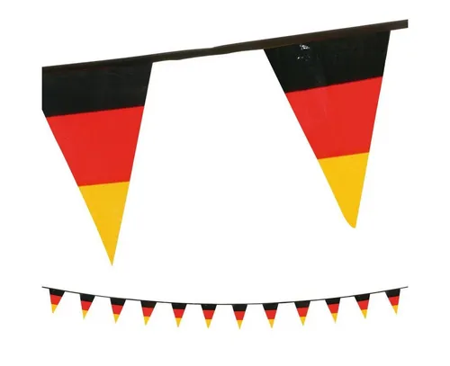 elasto Dekoobjekt Wimpelkette DEUTSCHLAND Fanzubehör Accessoires für EM 2024