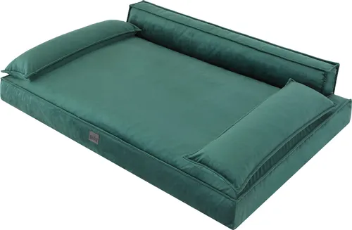 Hundebett CHAMPION (78 x 54 cm) – Robustes Samt Haustierbett für Komfort - Das Doggy CHAMPION Hundebett bietet Ihrem Vierbeiner einen gemütlichen Rückzugsort. Mit abnehmbarem, waschbarem Bezug und hochwertigem Samt ist es ideal für kleine bis große Hunde. Verfügbar in 9 Farben, passt es perfekt in jedes Zuhause.