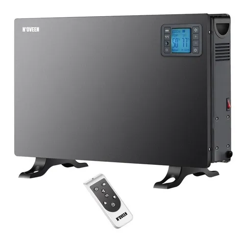 Noveen Modern CH7100 Smart Konvektorheizung 2000W - Elektroheizung mit LCD-Display, 24-Stunden-Timer und 3 Heizstufen für individuelle Wärme. Ideal für jeden Raum, mit automatischer Abschaltung bei Erreichen der Wunschtemperatur.