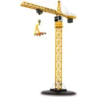 JAMARA 405109 Turmdrehkran Liebherr 2,4G - Lasthaken und Laufkatze steuerbar, endlose Drehung für kreatives Spielvergnügen