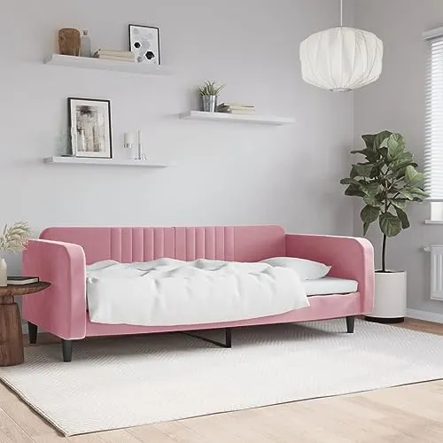 vidaXL Tagesbett 2-in-1, Rosa 90x200cm in pink von vidaXL