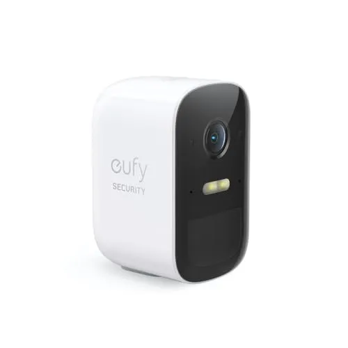 eufy Security Überwachungskamera eufyCam 2C - Zusätzliche kabellose Sicherheitskamera für HomeBase 2, einfache Installation und rundum Schutz für Ihr Zuhause