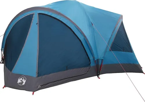 vidaXL Familienzelt mit Dach Blau und Grau 460 x 430 x 214 cm