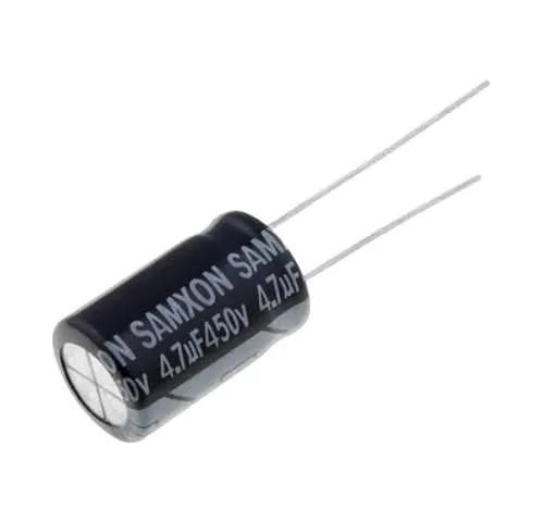 10X ERD475M2WG16RR Kondensator: elektrolytisch THT 4,7uF 450VDC Ø10x20mm ±20%