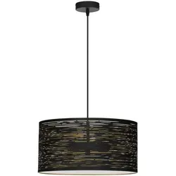 Nova Luce Pendelleuchte ZANE - Moderne Pendelleuchte in Schwarz-Gold, höhenverstellbar und dimmbar für individuelles Lichtambiente. Perfekt für stilvolle Wohnräume.