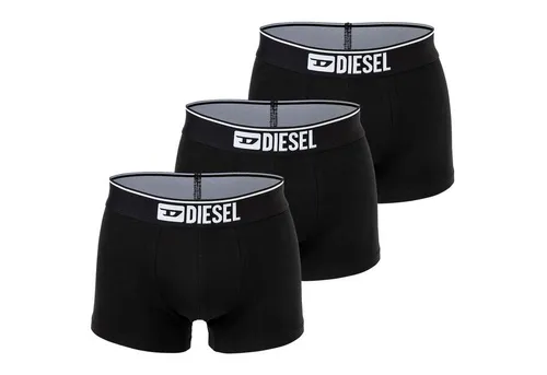 DIESEL Herren Boxershorts 3er Pack - UMBX-DAMIENTHREEPACK - Herrenunterhosen im Dreierpack aus weichem Baumwoll-Stretch, mit bequemem elastischem Bund und DIESEL-Logo für hohen Tragekomfort.