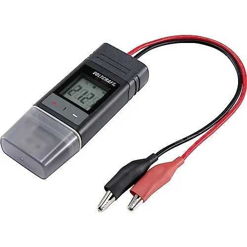 VOLTCRAFT DL-260A Strom-Datenlogger 0-20 mA - Praktischer Strom-Datenlogger mit LCD-Anzeige, speichert bis zu 31.320 Messwerte. Ideal für präzise Messungen mit einstellbarem Speicherintervall und automatischer PDF-Berichtserstellung.