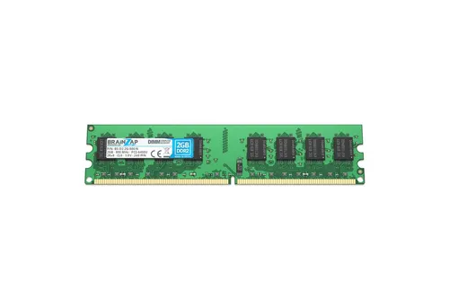 BRAINZAP 2GB RAM PC2-6400U-666 DIMM PC-Arbeitsspeicher (800 MHz, CL6, 2Rx8, Non-ECC, Unbuffered, Desktop-PCs - Intel und AMD)