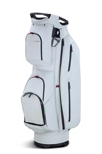 Ekomi Big Max Dri Lite Prime Cartbag LG1706-W - Sporttaschen mit viel Stauraum und wasserabweisender Technologie für optimalen Wetterschutz beim Golfspielen.
