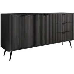 MIRJAN24 Kombikommode Lante 2D3S in schwarz von Mirjan24