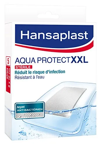 Hansaplast Set 5 Pflaster XXL Aqua Protect 8 x 10 cm