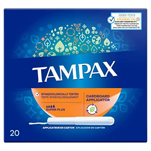 Tampax Super Plus Tampons Applikatorkarton, je 20 Stück von Tampax