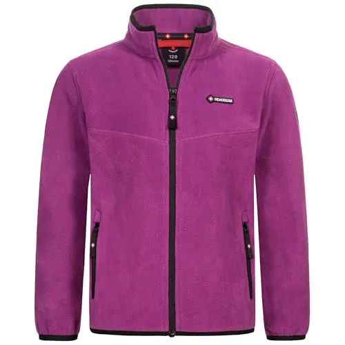 Höhenhorn Leggon Kinder Fleece Jacke Lila/Schwarz Gr. 140