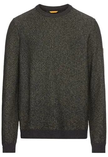 camel active Herren Strickpullover in Blattgrün von camel active
