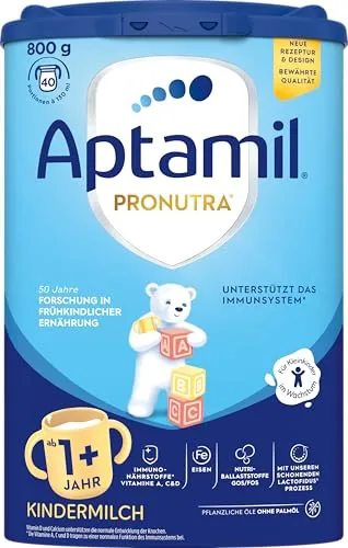 Produktbild Aptamil Kindermilch 1 Plus – Milchgetränk für Kleinkinder ab 1 Jahr – 800g