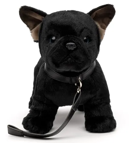 Uni-Toys Eco-Line Französische Bulldogge Schwarz 26 cm von UNI-TOYS