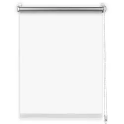 Rollo Thermorollo Klemmfix Rollo Verdunkelungsrollo Silberbeschichtung, euroharry weiß 80 cm x 210 cm