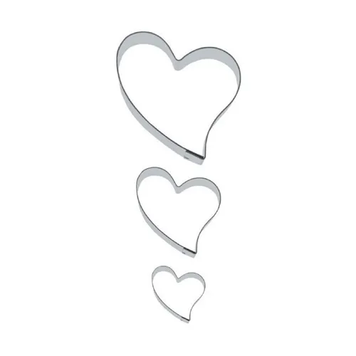 Städter Ausstecher Liebe-Set, 3-teilig
