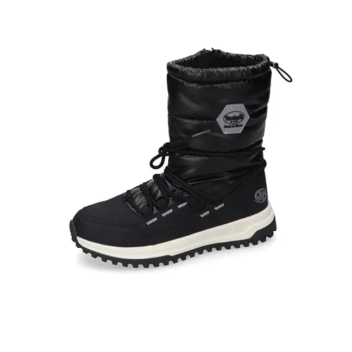 Dockers by Gerli Damen Combat Boots, wasserabweisend und warm gefüttert - Wanderschuhe, ideal für kalte Tage mit wasserabweisendem Material und warmem Futter für besten Tragekomfort.