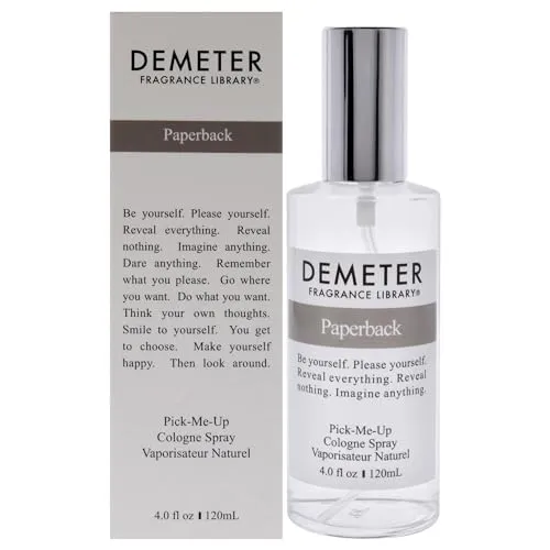 Demeter Unisex 4 oz Cologne Spray - Eau de Cologne für Damen, mit einer einzigartigen Mischung aus Mandel, Lavendel und dem Duft von altem Papier – perfekt für den täglichen Gebrauch.