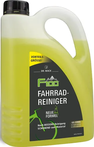 Dr.Wack F100 Power-Gel Fahrradreiniger 2808 - 2 Liter Kanister - Fahrrad-Pflegemittel für gründliche Reinigung, ideal für E-Bikes und empfindliche Oberflächen. Selbsttätige, rückstandsfrei Wirkung mit Aktiv-Fettlöseformel.
