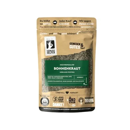 Bremer Gewürzhandel Bohnenkraut getrocknet & gerebelt, Gewürz ohne Zusatzstoffe, 45g