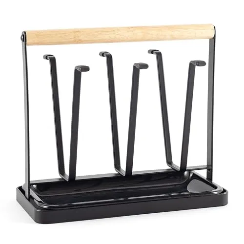 Geschirrständer & Abtropfflächen Schwarz von Hanseküche