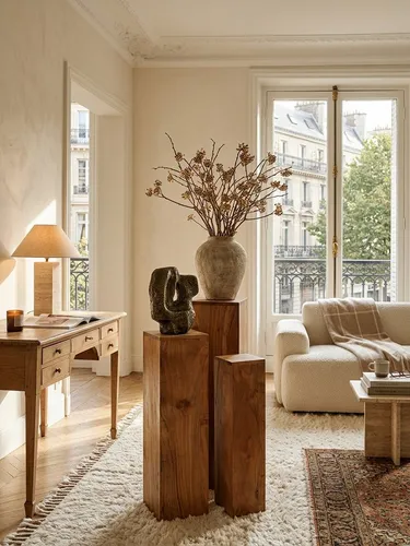 KADIMA DESIGN Satztisch Beistelltisch 3er Set Akazie Massivholz Satztisch Quadratisch Modern, (Wohnzimmer, Pflanzenhocker Blumenhocker Dekosäule), Säulentisch Pflanzentisch 3-teilig, Blumenständer Blumentisch
