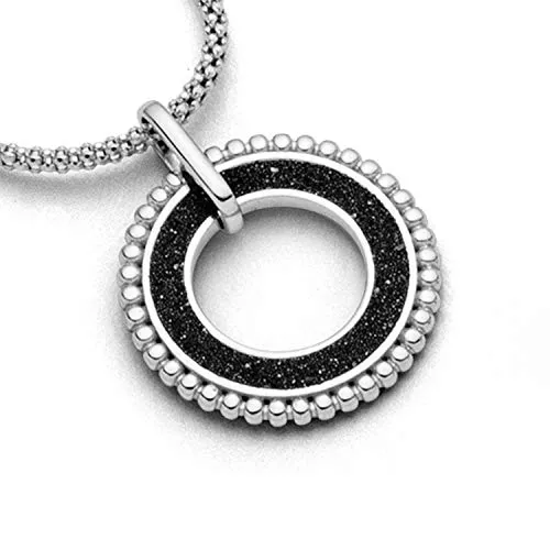 DUR Schmuck Damen Anhänger JUPITER Lavasand in schwarz von DUR