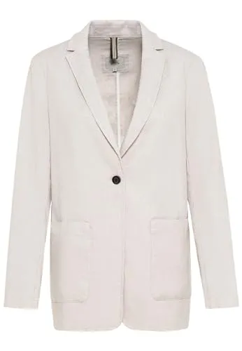 Camel Active Blazer in Beige - 38 - Business-Mode mit Leinenanteil für hohen Tragekomfort, eleganter Reverskragen und praktische aufgesetzte Taschen für einen stilvollen Look.