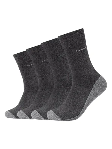camano 4er-Set: Socken in Grau, Größe 43-46, Damen