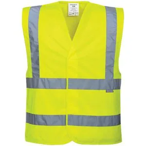 Portwest Warnweste Vest-Port C470, gelb, Erwachsenenweste, DIN EN 20471, Größe L/XL