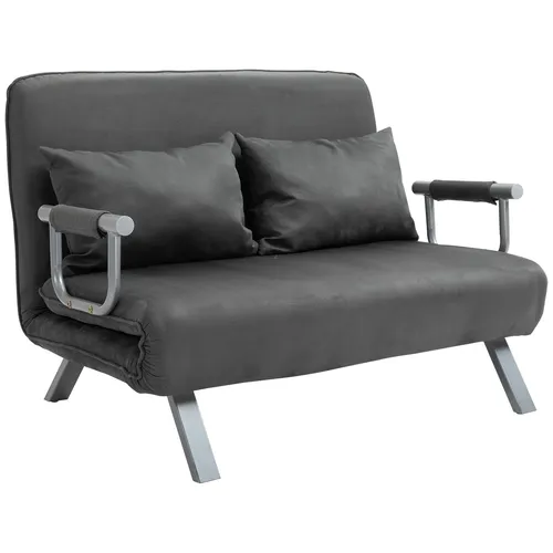 HOMCOM Schlafsofa mit Verstellbarer Rückenlehne