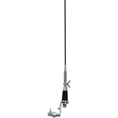 Albrecht 6351 GL-27 CB-Mobilantenne 1/4 Lambda - CB-Mobilantenne mit 114 cm Höhe, voreingestelltem SWR und 4 m Kabel für optimale Funkverbindung, ideal für Freizeit & Hobby.