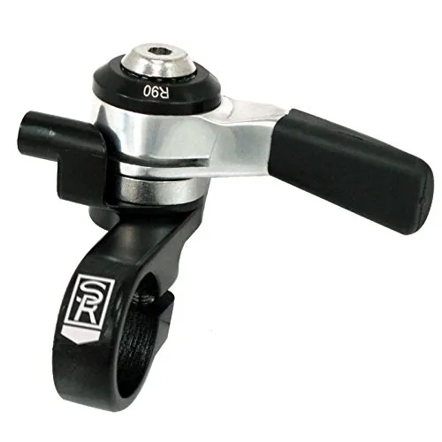 SUNRACE SLM96 Trigger Shifter - Links für 2/3 Fach - Fahrrad-Schaltungen mit Aluminium-Hebel und Gehäuse, ideal für präzise Schaltvorgänge bei zwei oder drei Kettenblättern.