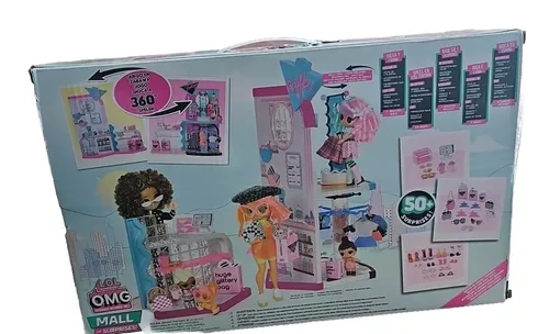 L.O.L. Surprise! OMG Mall of Surprises - Spielset mit 50+ Überraschungen, 2 Etagen und beweglichen Elementen für kreativen Spielspaß ab 4 Jahren